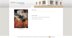 Desktop Screenshot of galeriefhessler.lu